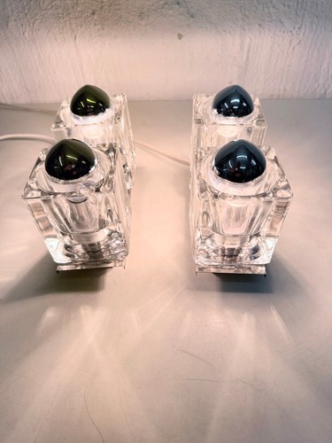 Würfel wandlampen aus glas - 2,
