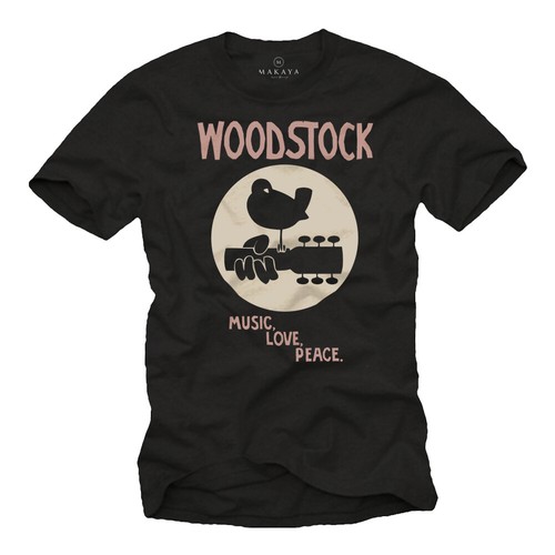 Woodstock shirt herren 60er - woodstock, t-shirt