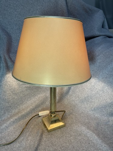 Vintage tischlampe messing - tischlampe,