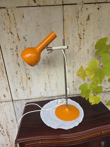 Vintage tischlampe orange - vintage,