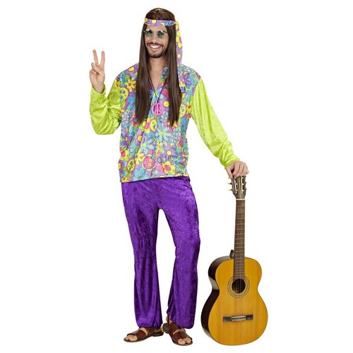 Herren hippiekostüm - herren, /