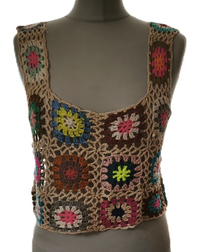 Häkel top retro stil - häkel,