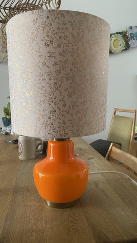 70er jahre stehlampe orange - 70er,