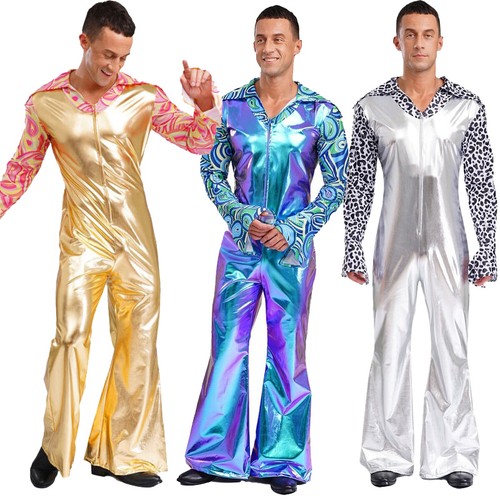 Herren metallic jumpsuit - herren,
