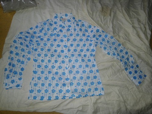 70er jahre batist - batist, bluse