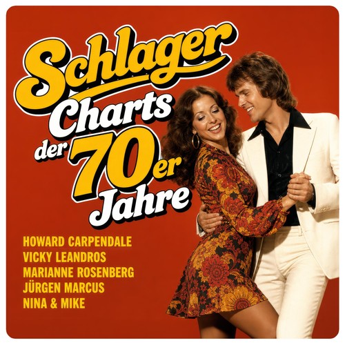 Schlager charts der 70er - cd,