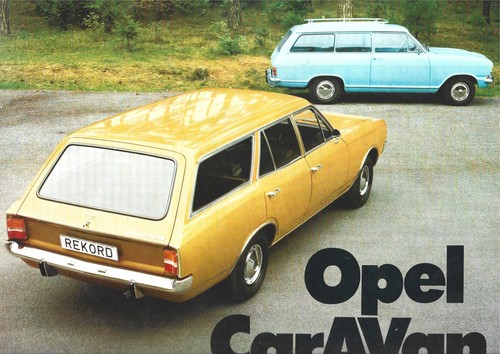 Opel caravan 70er - opel, jahre