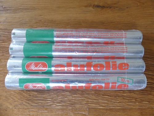 Melitta alufolie 70er jahre - alufolie,