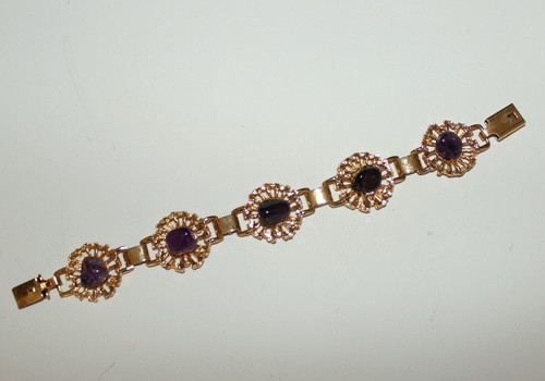 Armband mit violetten - armband, steinen