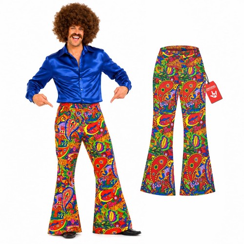 Bunte hippie schlaghose für - hippie,