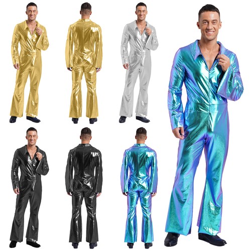 Herren jumpsuit metallic - herren,
