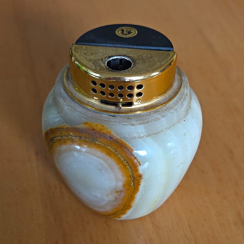 Vintage tischfeuerzeug onyx - vintage,