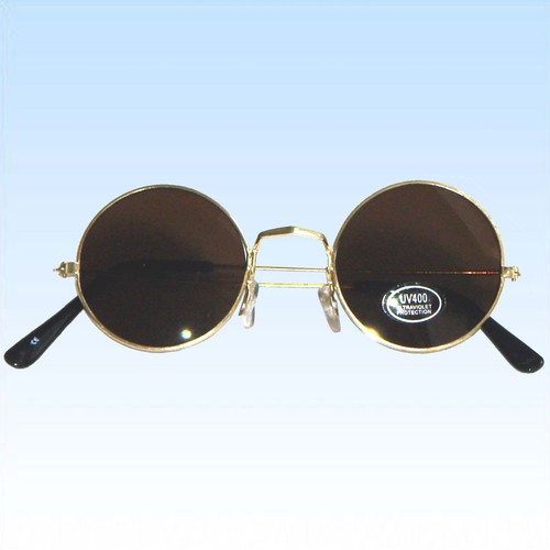 70er jahre hippie brille braun - brille,