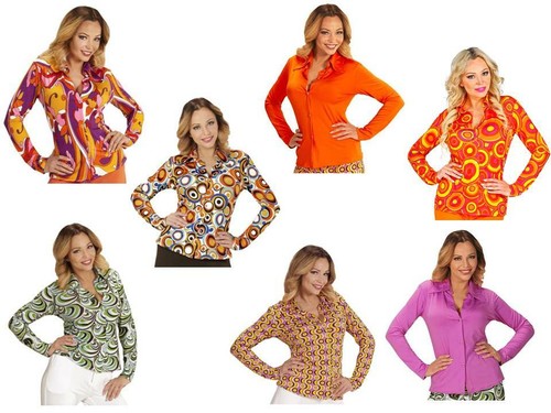 Damen bluse hippie 70er jahre - 70er,