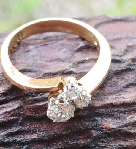 Alt schiff diamant ring - diamant, 60b