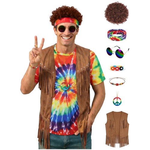 Hippie kostüm 60er 70er - hippie, jahre