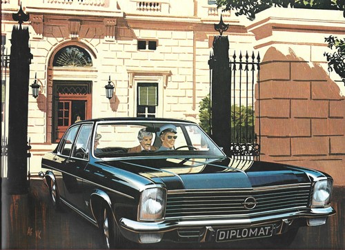 Opel diplomat 70er - ,