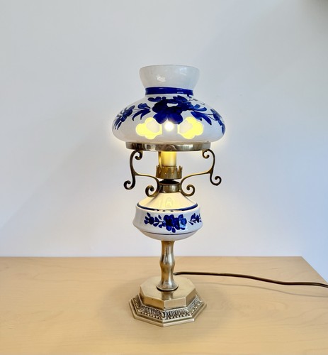 Vintage tischlampe messing - vintage,