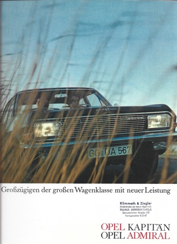Opel kapitän - kapitän,, admiral