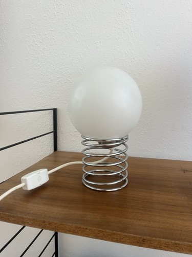 Spirallampe chrome space age - spirallampe,